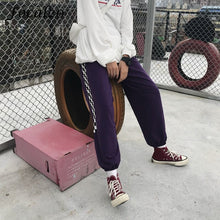 Load image into Gallery viewer, Elastic-Waist-Loose-Jogger-Pants.jpg