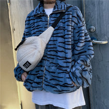 Load image into Gallery viewer, Tiger-Pattern-Women-Zipper-jacket.jpg