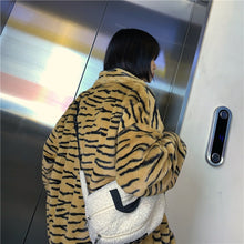 Load image into Gallery viewer, Tiger-Pattern-Women-Zipper-jacket.jpg