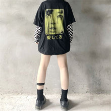 Load image into Gallery viewer, Japanese-Print-Women-T-Shirt.jpg