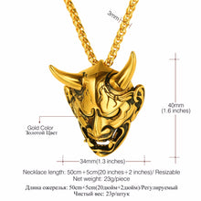 Load image into Gallery viewer, Horn-Skull-Pendant-Necklace.jpg