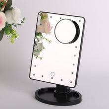 Load image into Gallery viewer, Portable LED 8 Light Tri-Fold Makeup Mirror