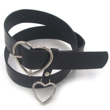 Load image into Gallery viewer, Women Faux Leather Heart-Shaped Belt