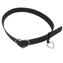 Load image into Gallery viewer, Women Faux Leather Heart-Shaped Belt
