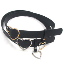 Load image into Gallery viewer, Faux-Leather-Heart-Shaped-Belt.jpg