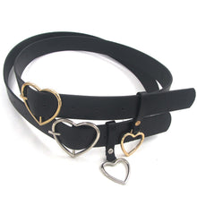 Load image into Gallery viewer, Faux-Leather-Heart-Shaped-Belt.jpg