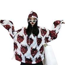 Load image into Gallery viewer, Demon Print Summer Blouse Shirt