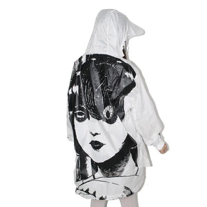 Junji Itou Manga Print Hoodie