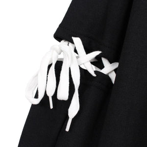 Pentagram Print Gothic Punk Hoodie