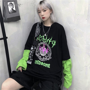 Flame-Letter-Print-T-Shirt.jpg