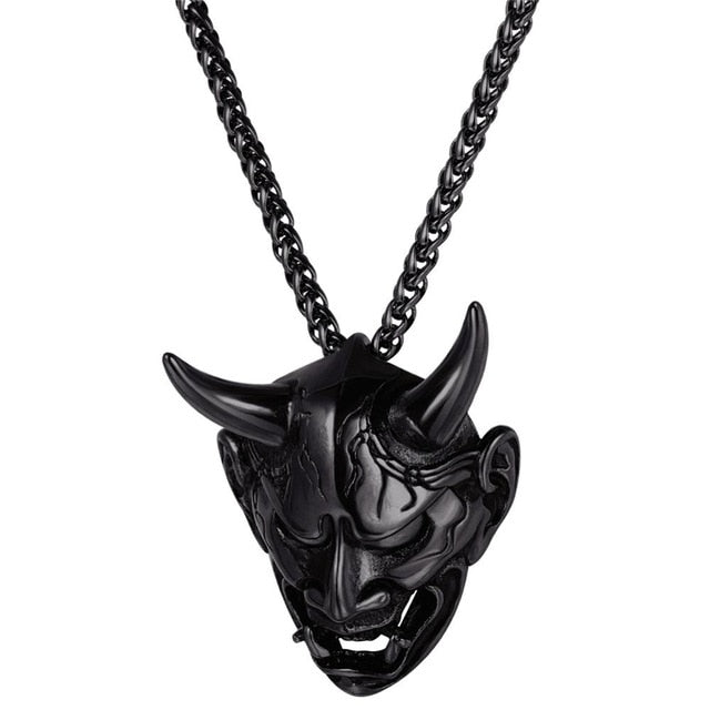 Stainless-Steel-Silver-Black-Pendant