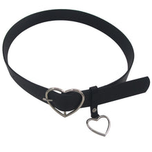 Load image into Gallery viewer, Faux-Leather-Heart-Shaped-Belt.jpg
