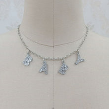 Load image into Gallery viewer,  Letter-Crystal-Angel-Necklace.jpg
